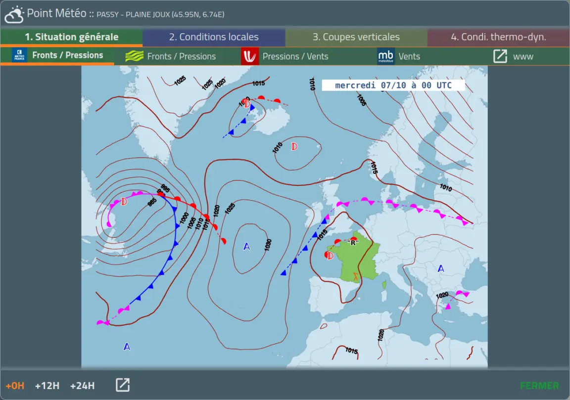 Spotair point meteo vl